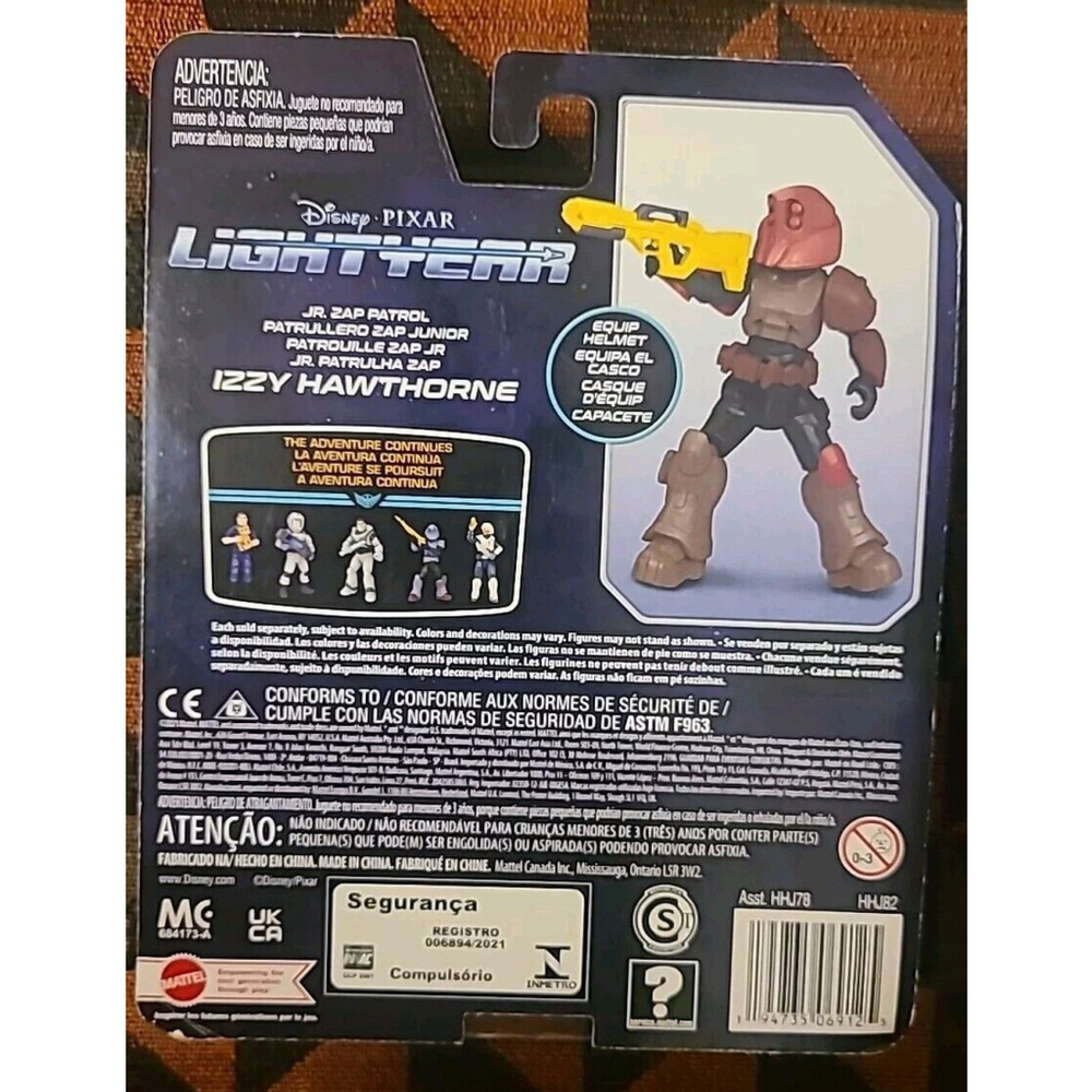 Izzy Hawthorne Disney Pixar LIGHTYEAR Movie Jr Zap Patrol 4.5” Figure Mattel New - Picture 3 of 4